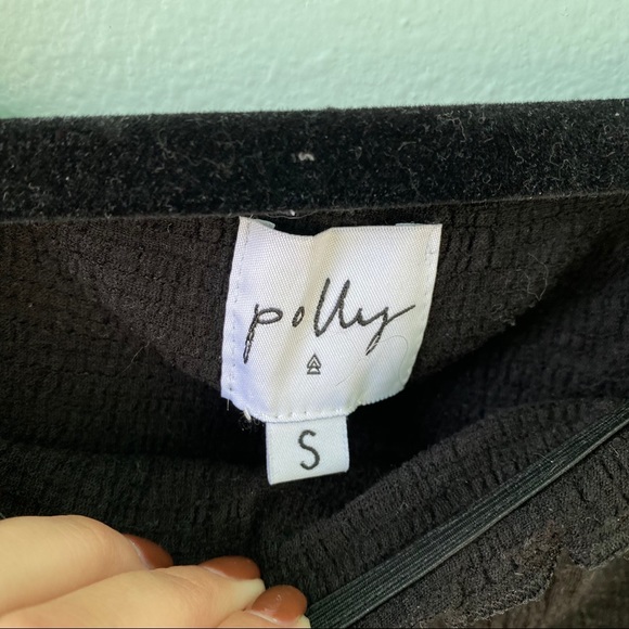 Princess Polly Black Off the Shoulder Dress - Picture 3 of 5